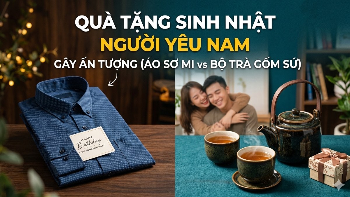 Quà tặng bạn trai theo mối quan hệ và dịp đặc biệt