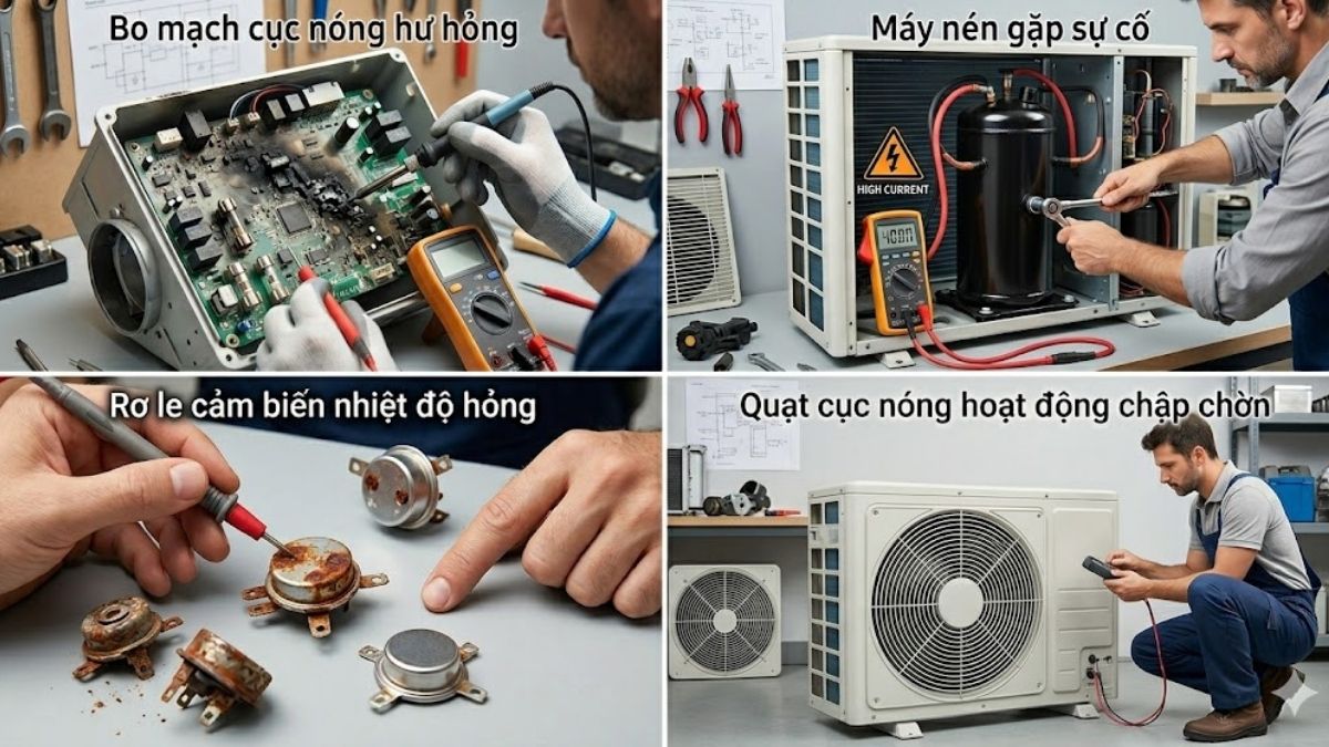 Khi nào cần thay thế linh kiện hoặc gọi kỹ thuật viên?