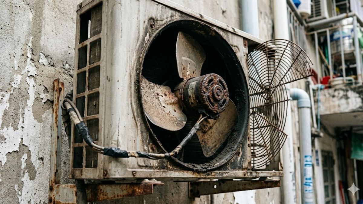 Quạt dàn nóng bị hỏng