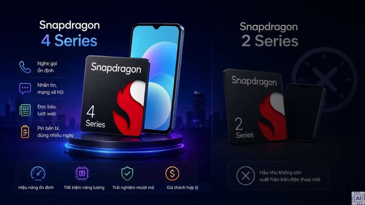 Snapdragon 4 Series và 2 Series