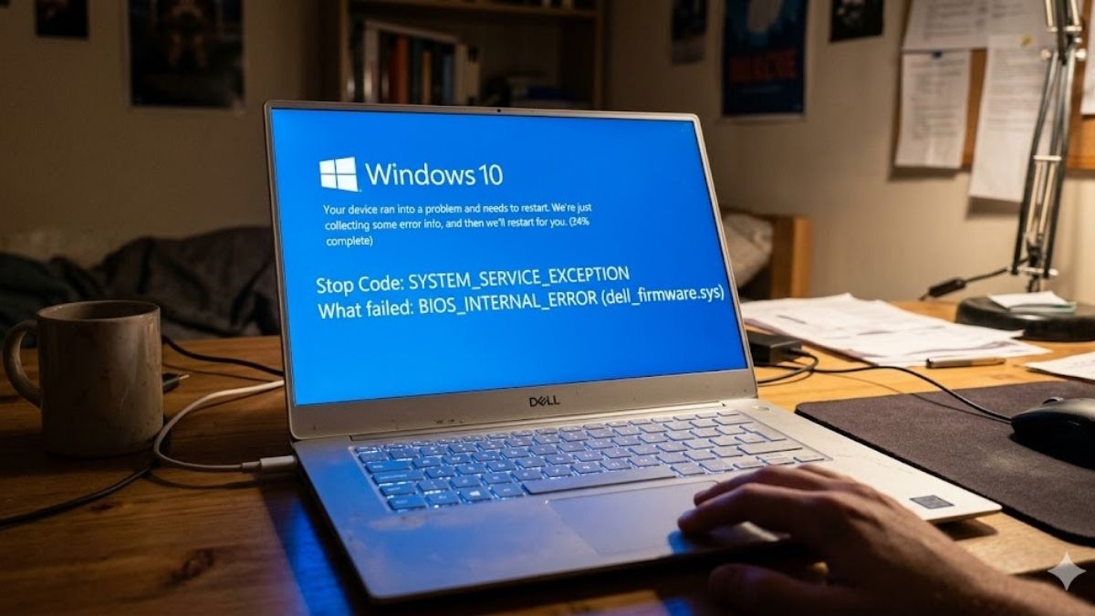 Dấu hiệu nhận biết laptop Dell đang bị lỗi BIOS