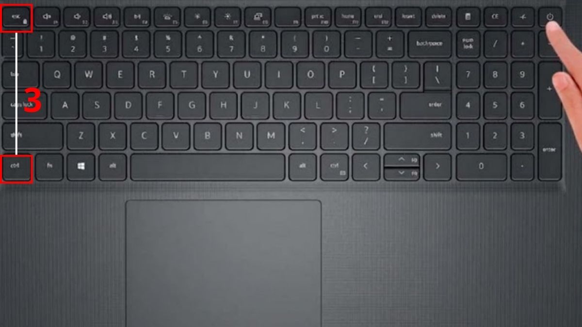 Tiếp tục giữ Ctrl + Esc