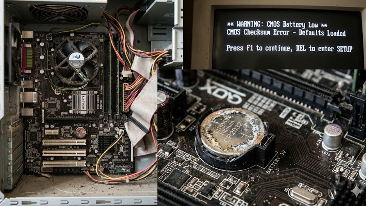 Pin CMOS yếu hoặc hỏng