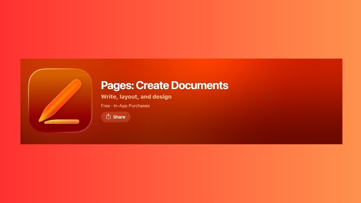 Ứng dụng soạn thảo văn bản trên iPad - Pages