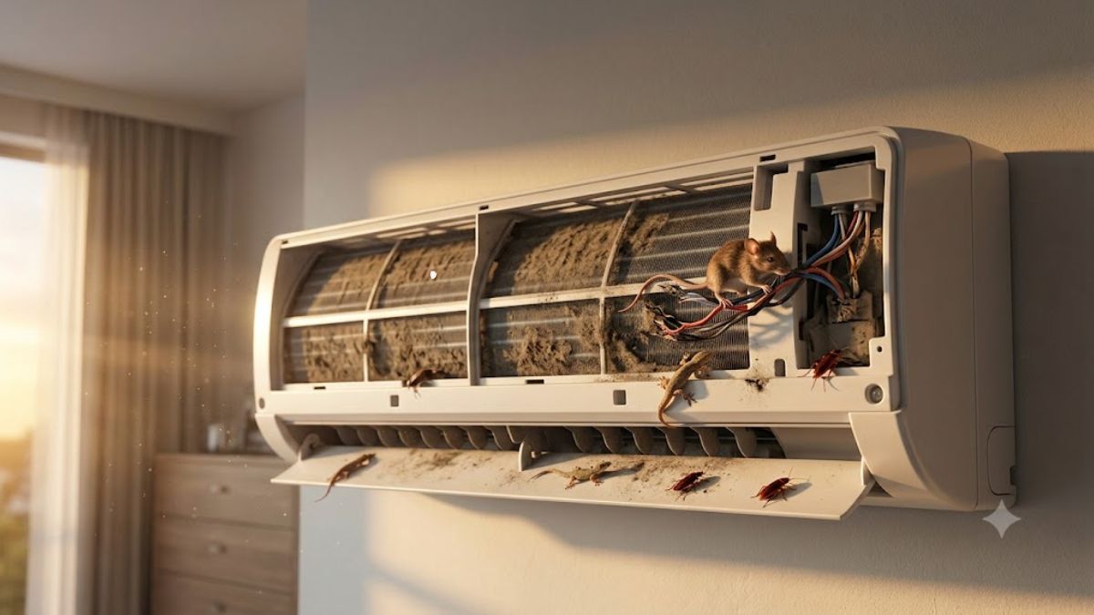 Tắt máy lạnh cánh đảo gió vẫn mở có sao không?