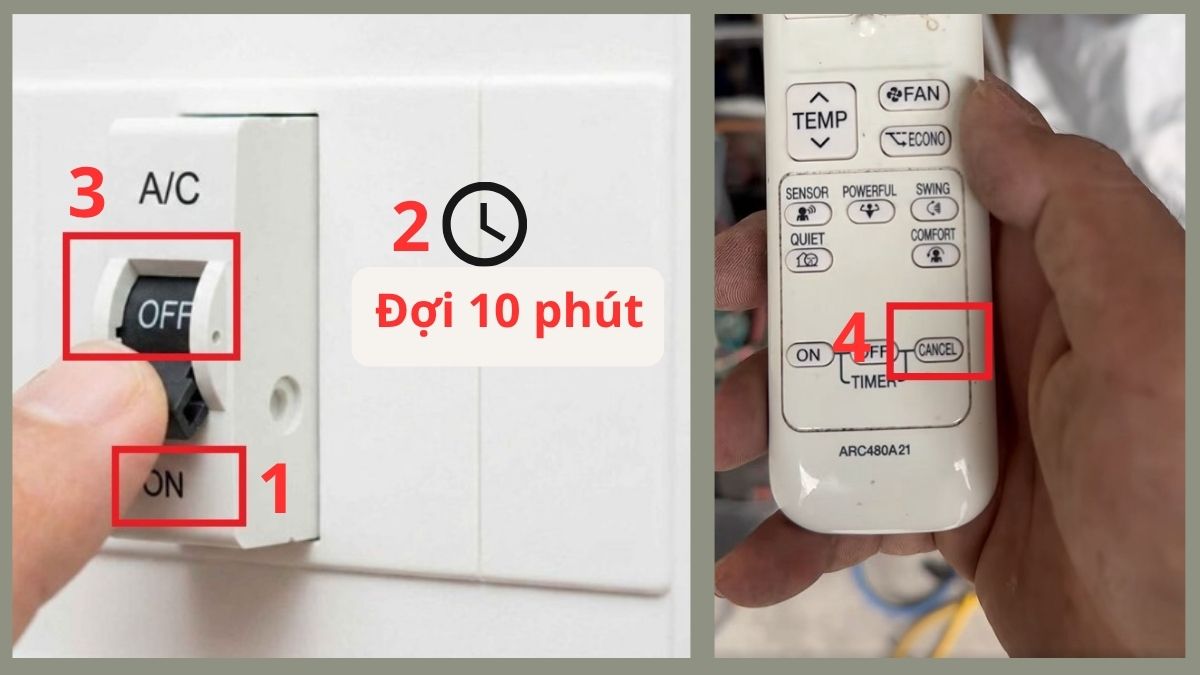 Cách xử lý lỗi cánh vẫy trên điều hòa Daikin