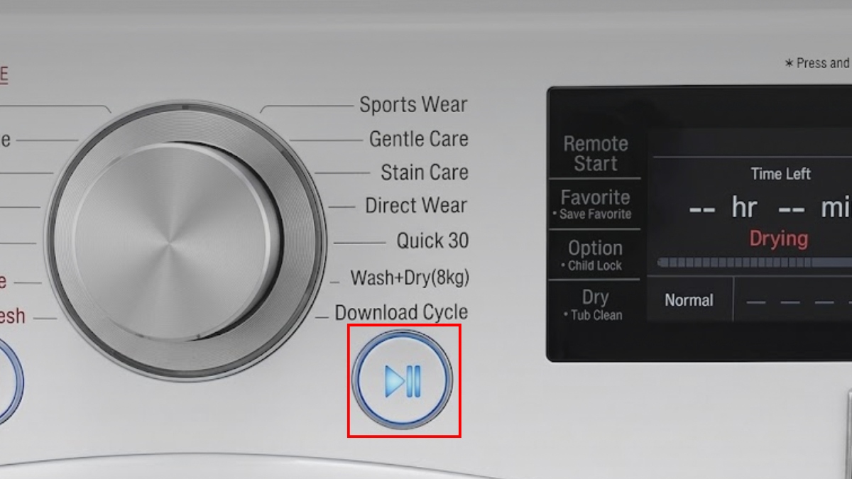 Cách xử lý đúng khi muốn tắt máy giặt 
