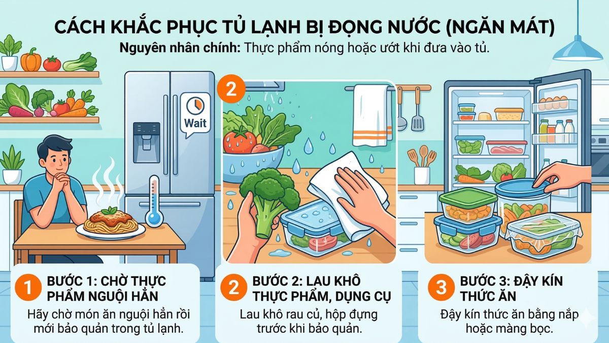 Thực phẩm nóng hoặc ướt