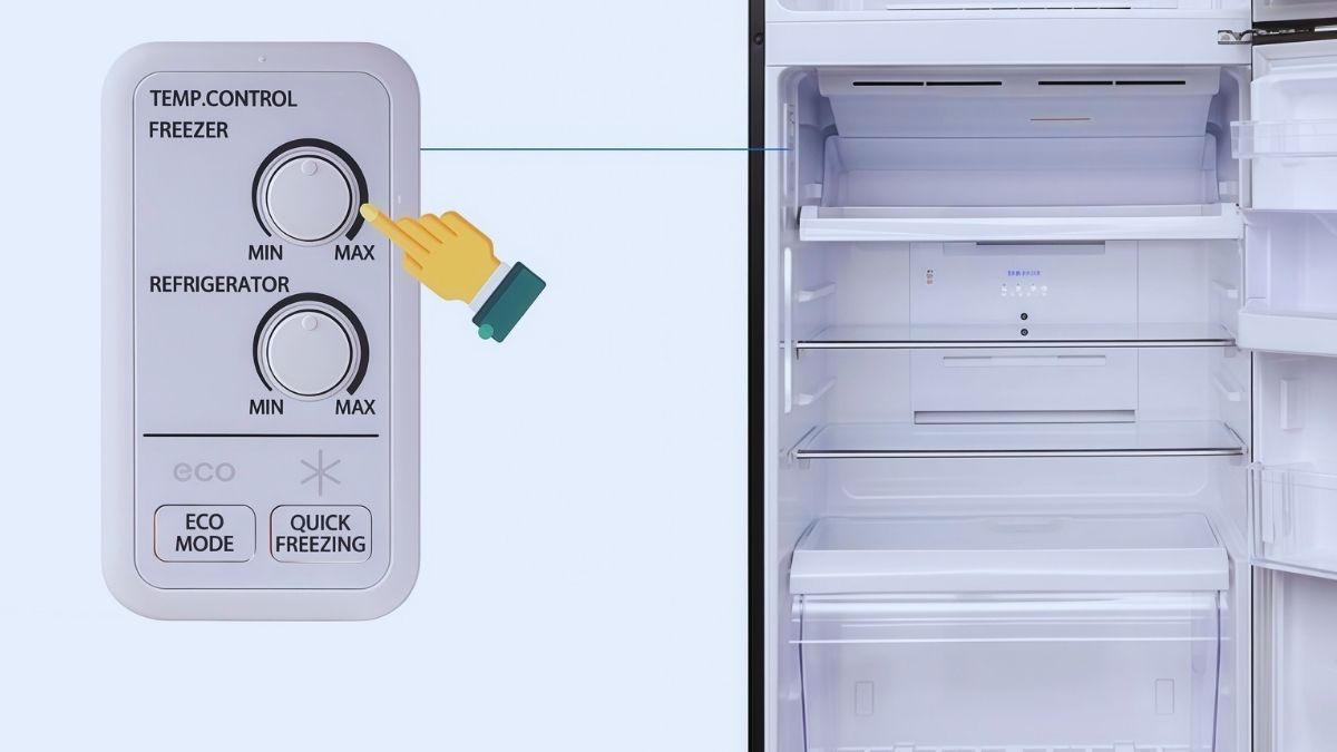 Nhiệt độ ngăn mát cài đặt quá thấp