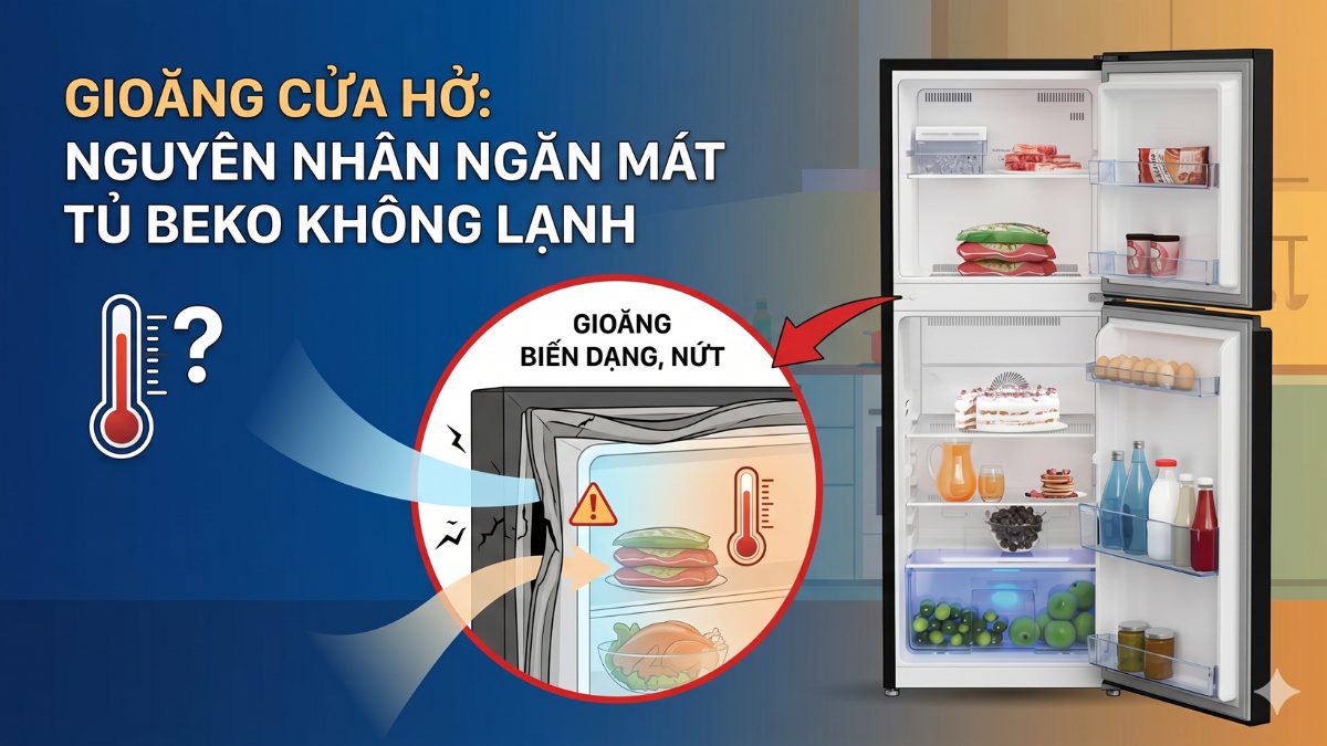 Nguyên nhân tủ lạnh Beko ngăn mát không lạnh