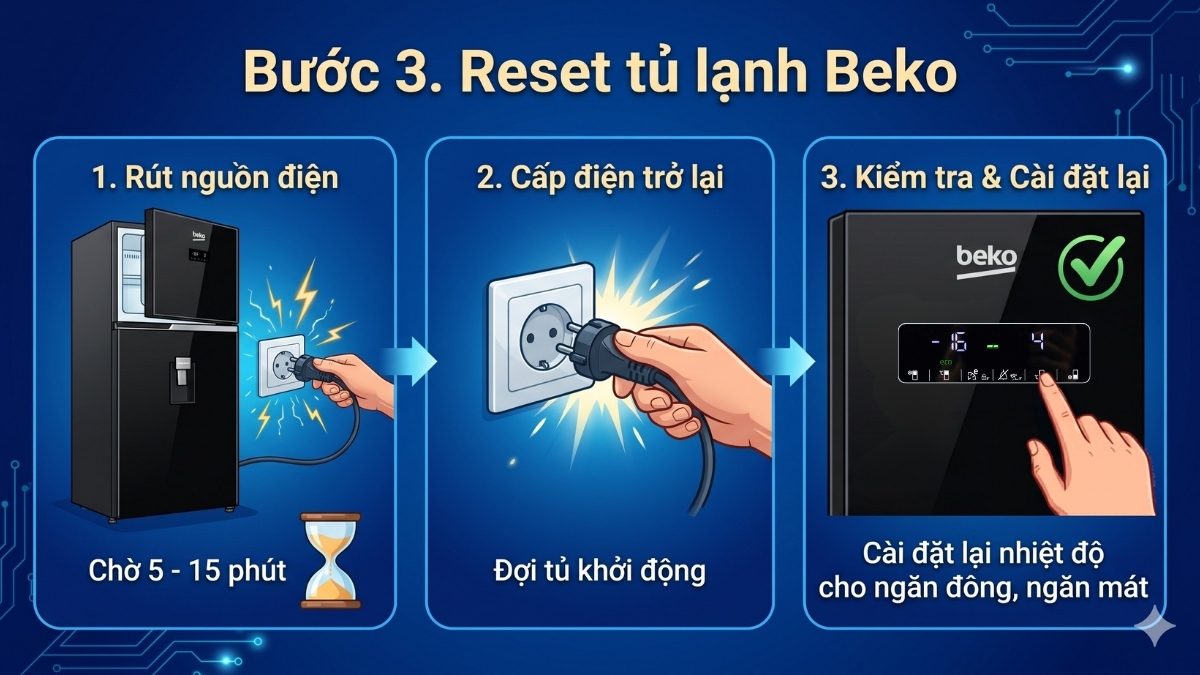 Reset tủ lạnh