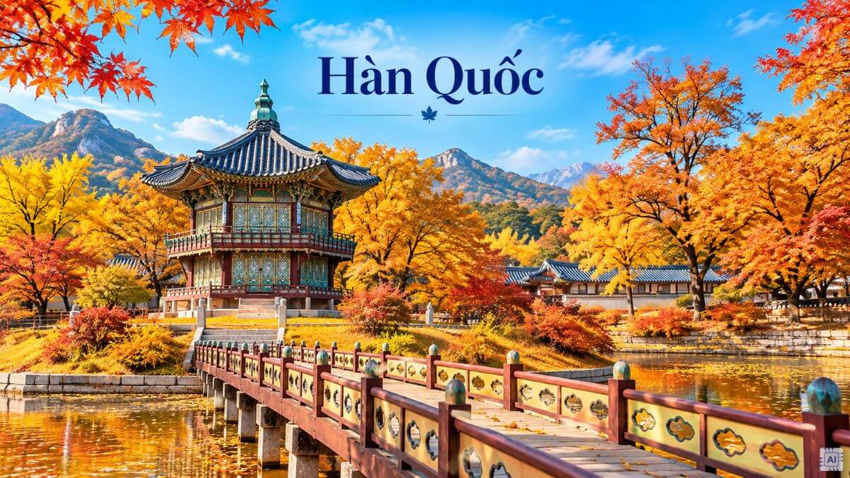 Tháng 10 nên đi du lịch ở Hàn