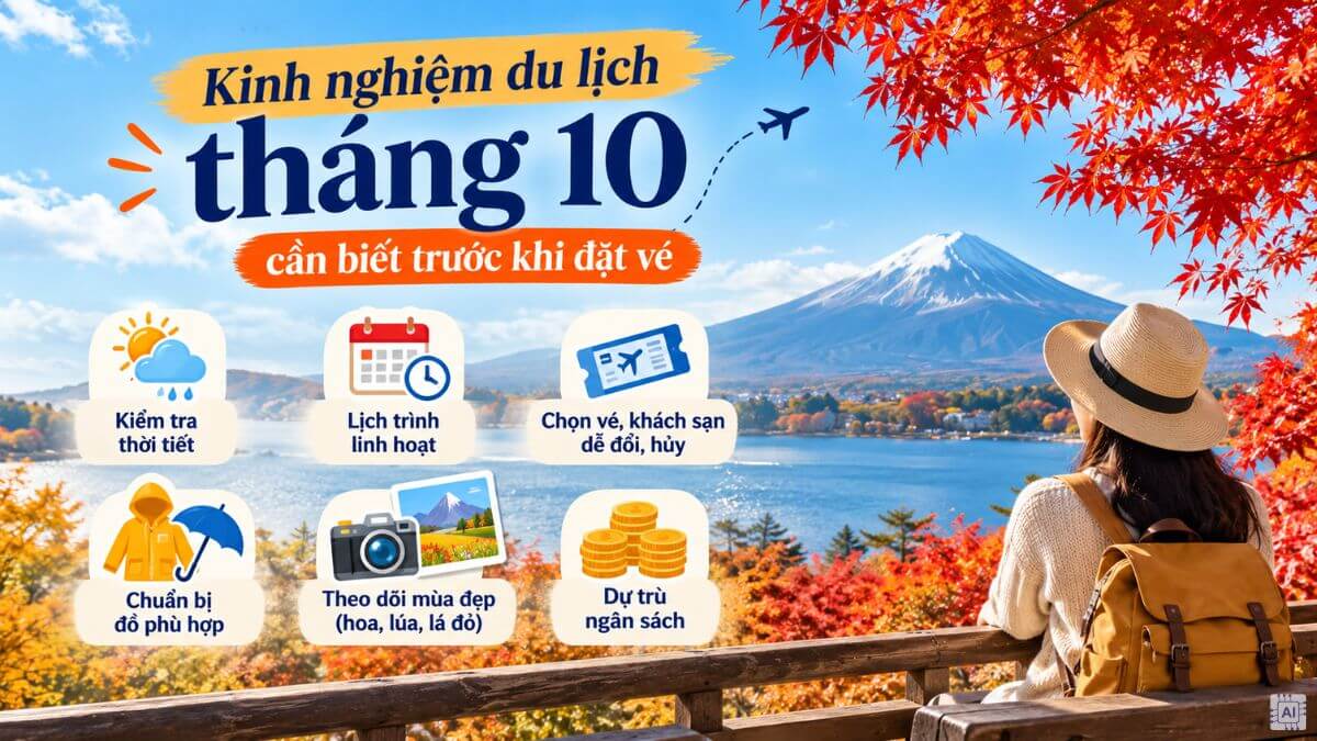 Kinh nghiệm du lịch tháng 10