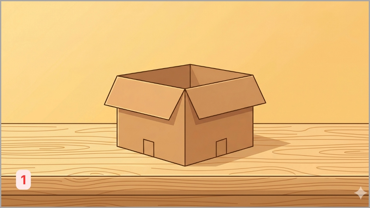 Chuẩn bị thùng xốp hoặc hộp carton sạch