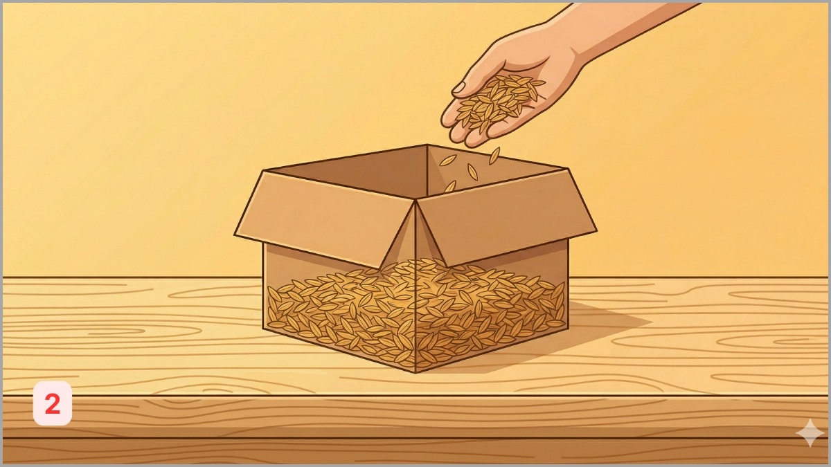 Rải một lớp vỏ trấu