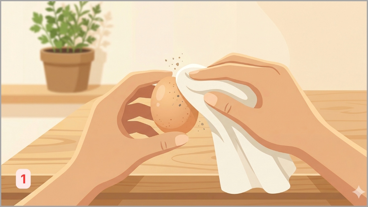  Lau sạch bụi bẩn trên vỏ