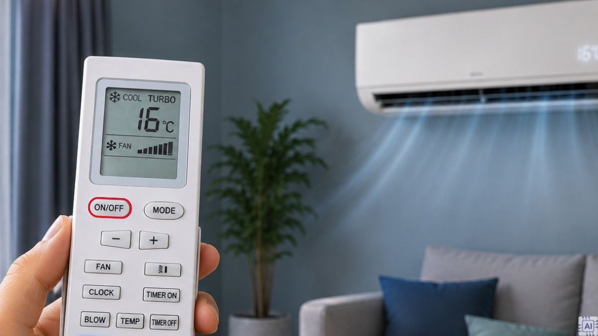 Cách bật và tắt chế độ Turbo trên remote máy lạnh