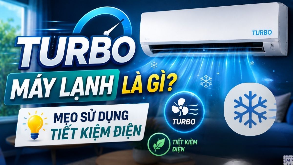 Turbo máy lạnh là gì? Mẹo sử dụng tiết kiệm điện