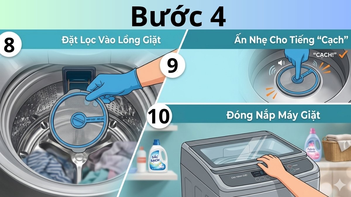 Lắp lại bộ lọc
