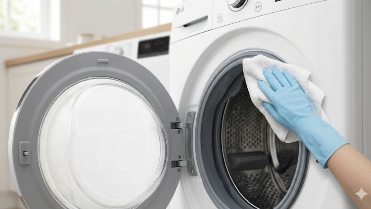 Bao lâu nên vệ sinh gioăng cao su máy giặt cửa ngang LG một lần?
