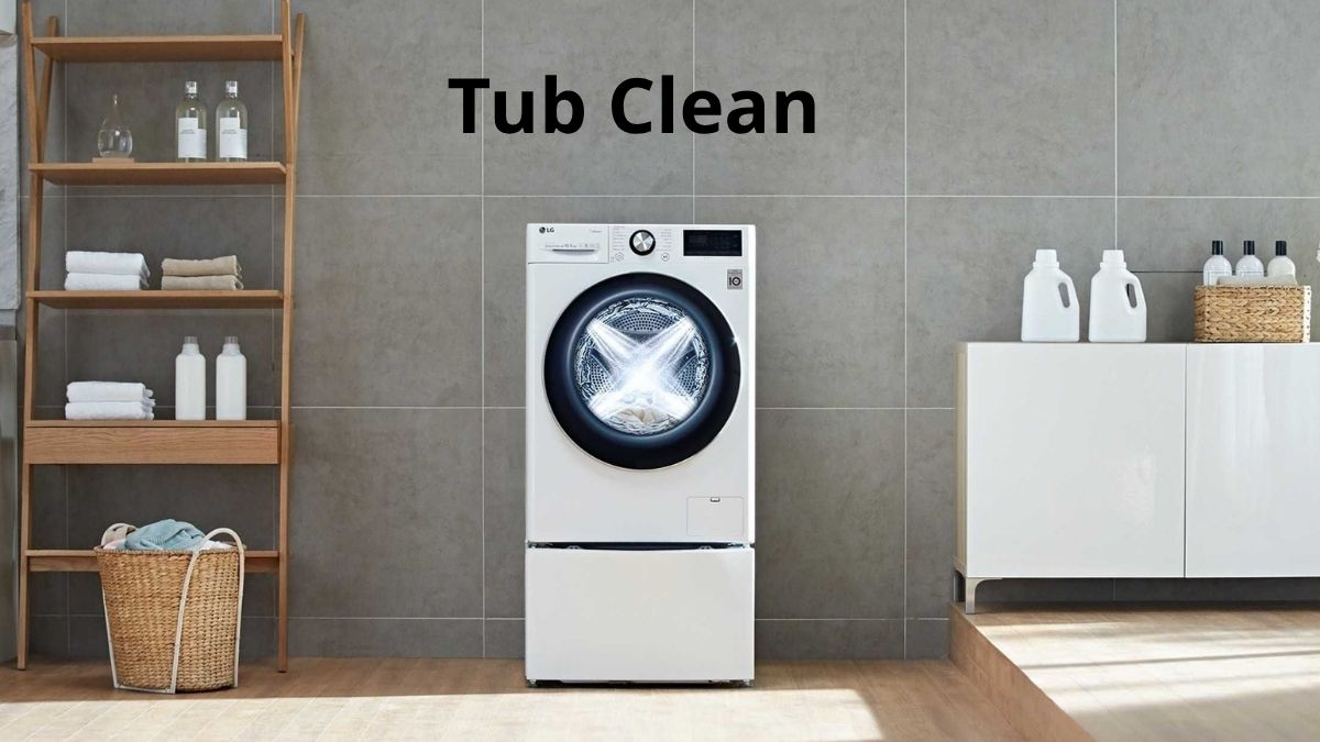 Sử dụng chế độ vệ sinh lồng giặt tự động trên máy giặt
