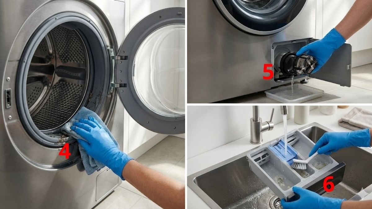 Vệ sinh các bộ phận