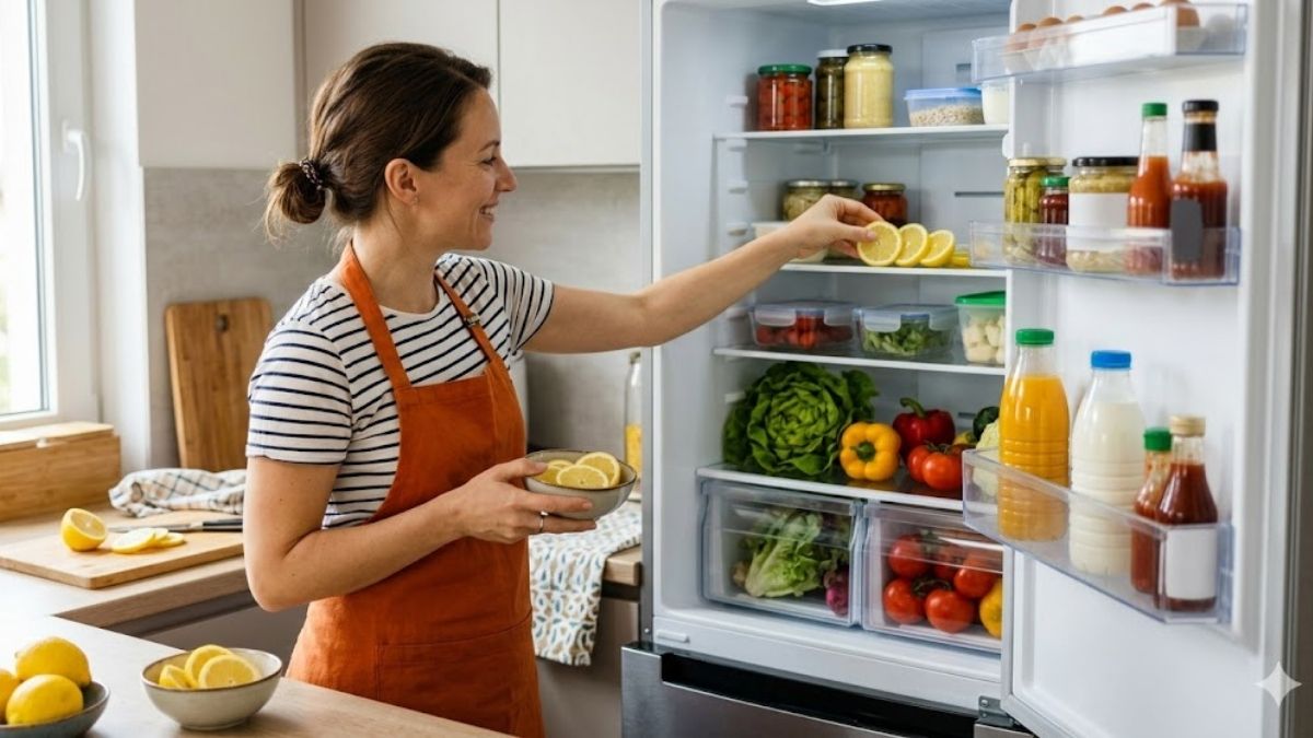 Vệ sinh tủ lạnh bằng chanh