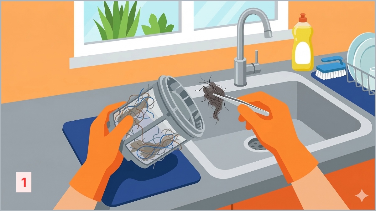 Cách vệ sinh túi lọc máy giặt Electrolux cửa ngang