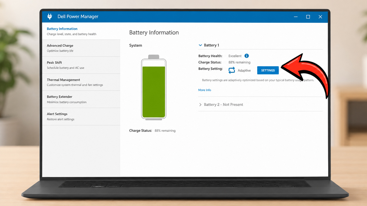 Cách dùng Dell Power Manager để giới hạn ngưỡng sạc