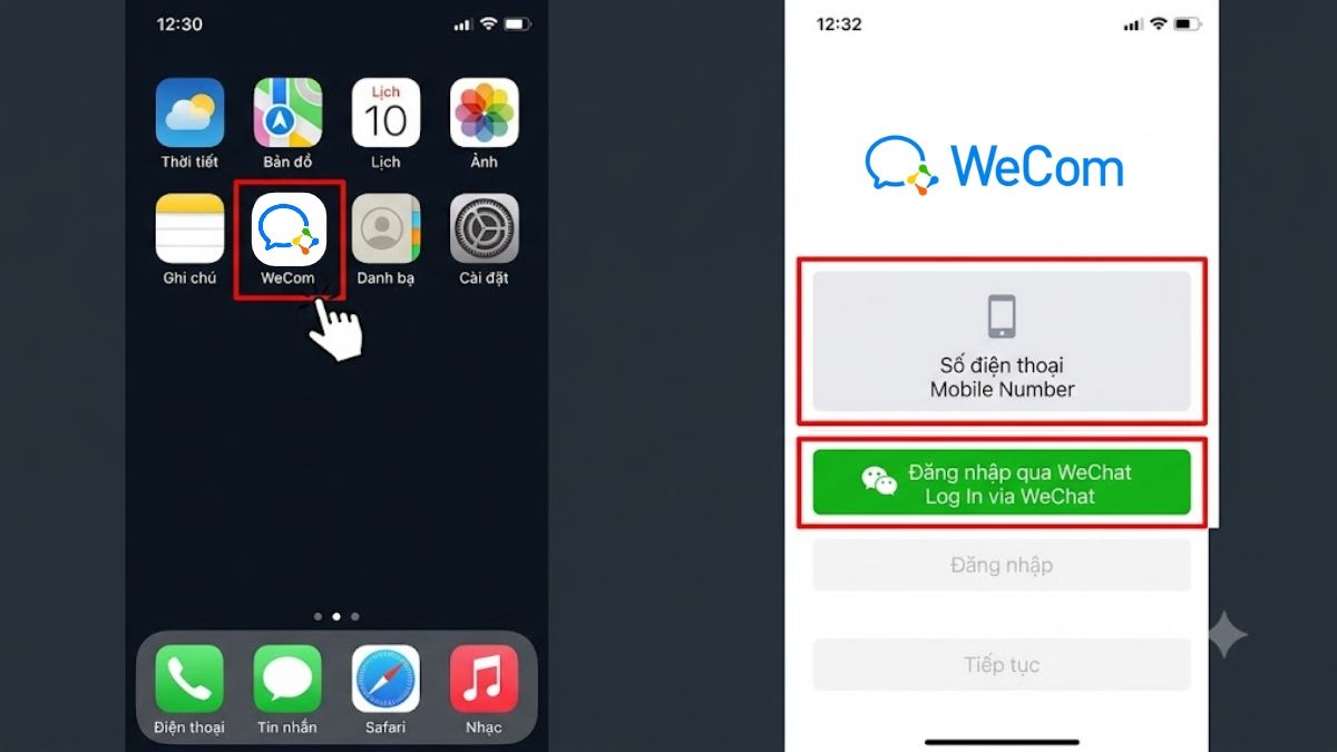 Hướng dẫn cài đặt WeCom trên máy tính bước 5
