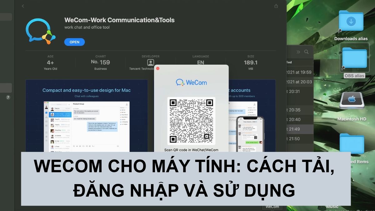 WeCom cho máy tính: Cách tải, đăng nhập và sử dụng