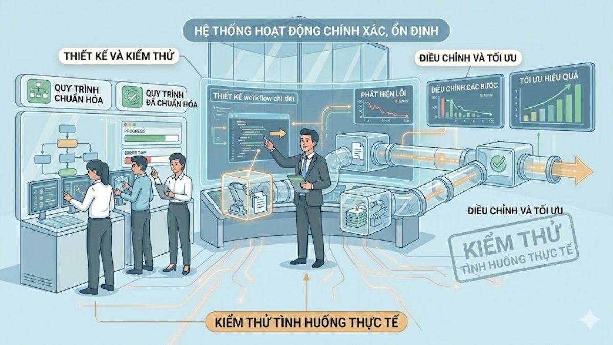 Thiết kế và kiểm thử workflow