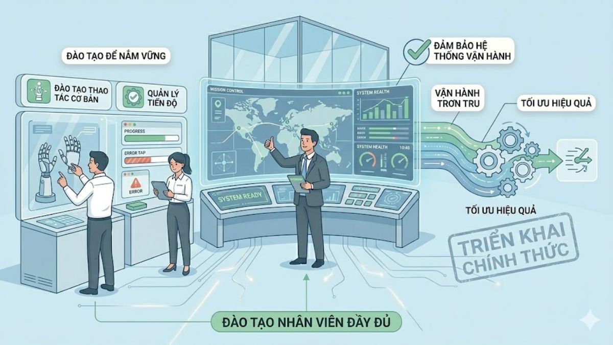 Đào tạo và triển khai chính thức