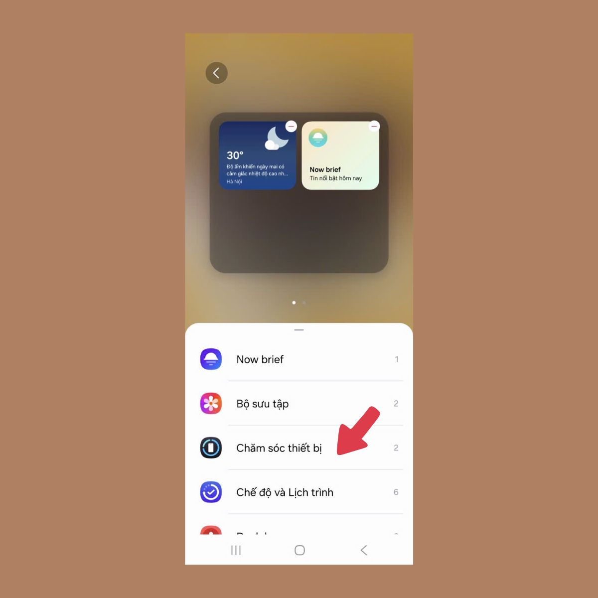 Hướng dẫn cá nhân hóa màn hình FlexWindow trên Galaxy Z Flip 7-5