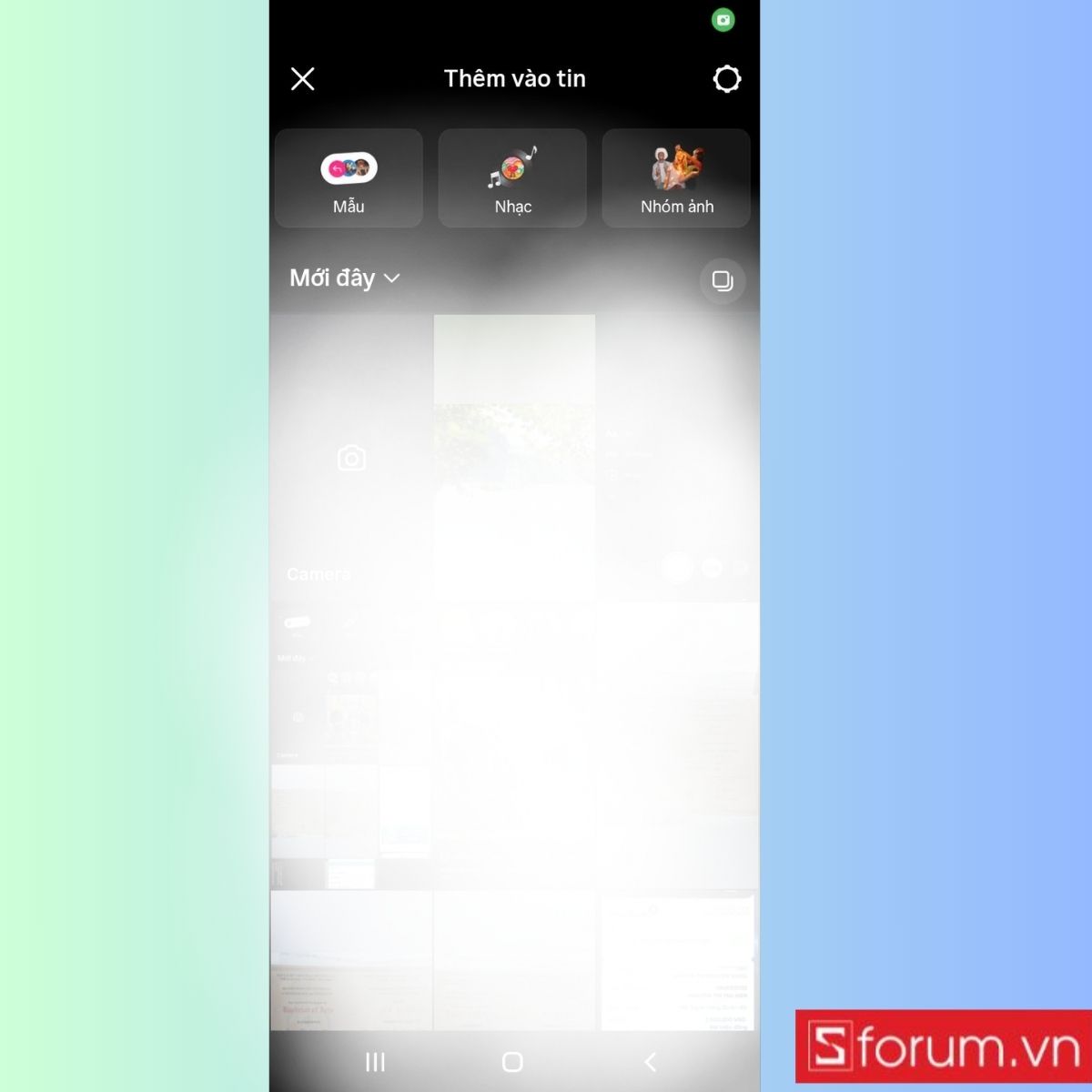 Chụp ảnh hoặc chọn ảnh từ thư viện