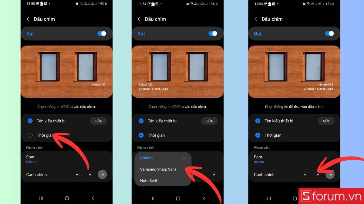 Chọn kiểu hiển thị thời gian