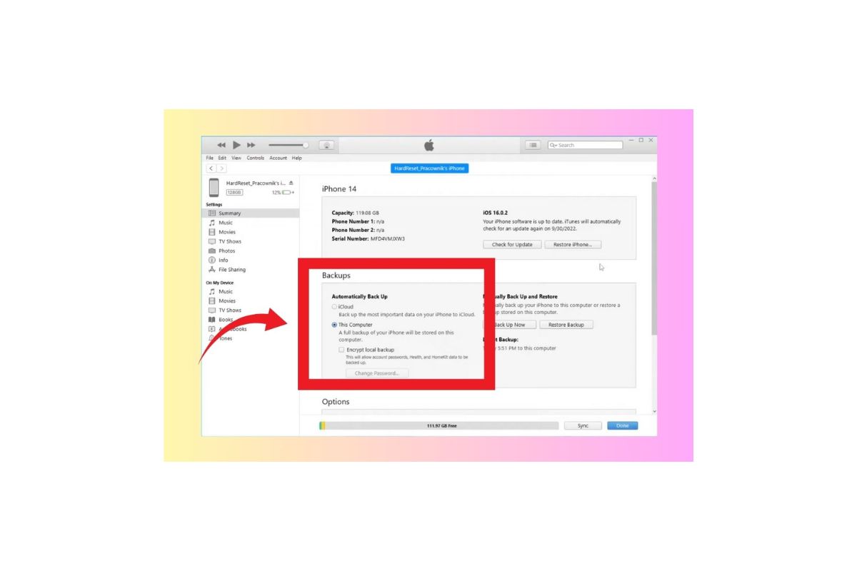 Xác nhận Restore trên iPhone