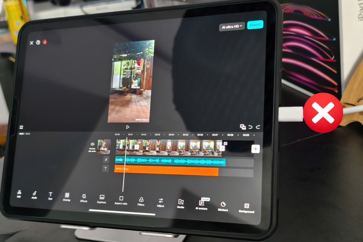 Tránh để iPad quá nóng hoặc sử dụng trong lúc sạc