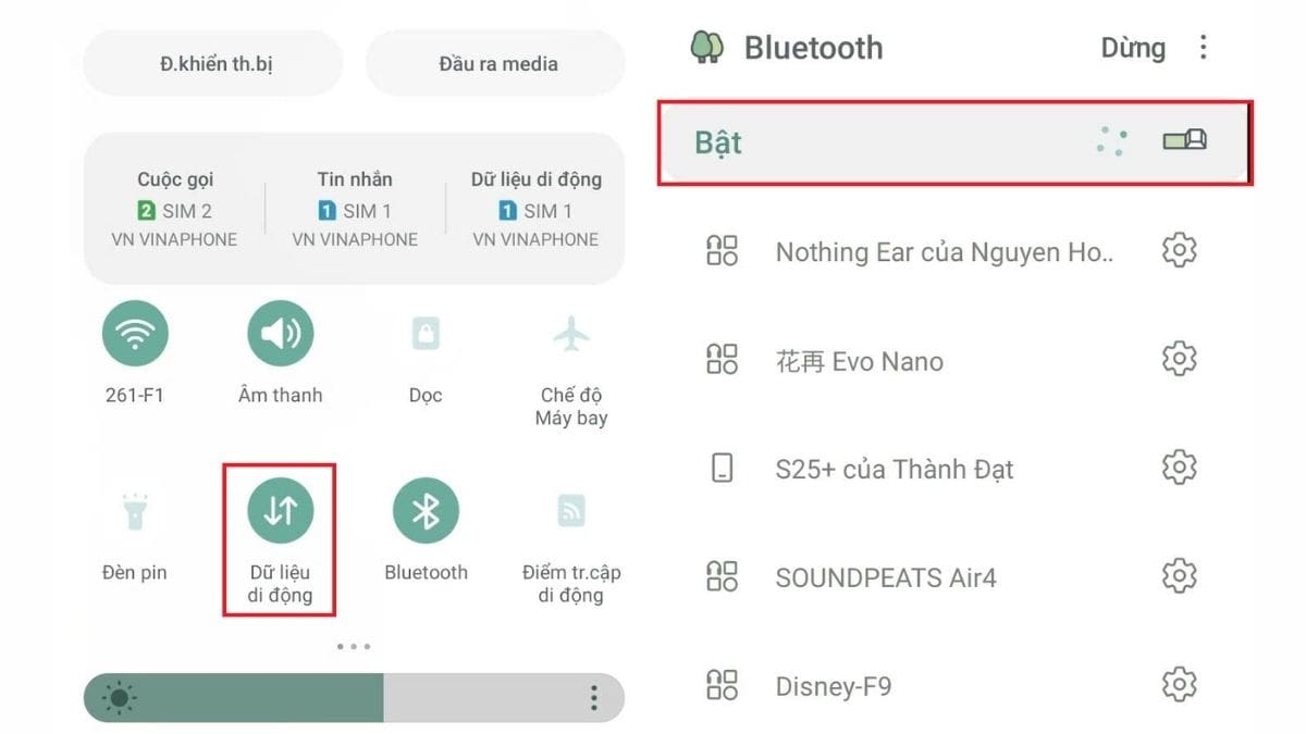 Cách nghe điện thoại bằng tai nghe bluetooth trên Samsung