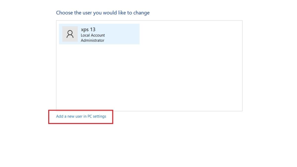 Cách tạo user trong Win 10 bằng User Account bước 3 (Hình minh họa)