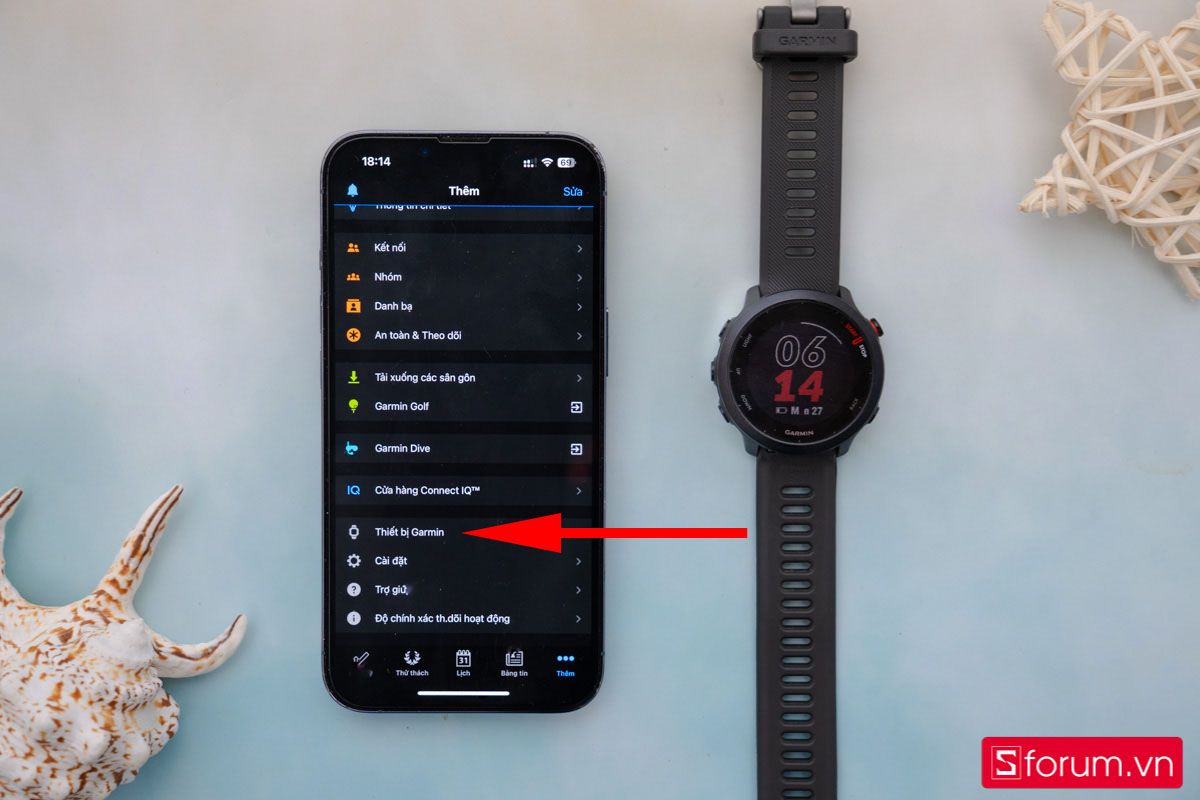 Cách cài đặt đồng hồ garmin kết nối và thao tác sử dụng-18