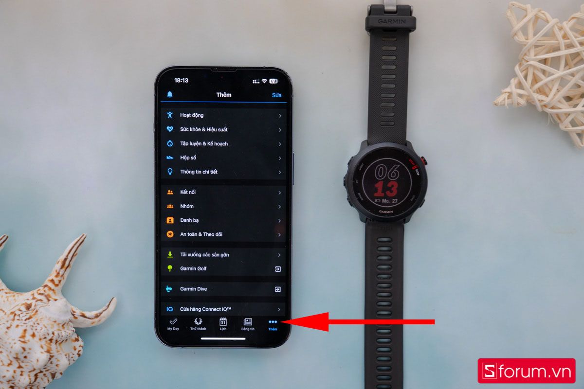 Cách cài đặt đồng hồ garmin kết nối và thao tác sử dụng-26