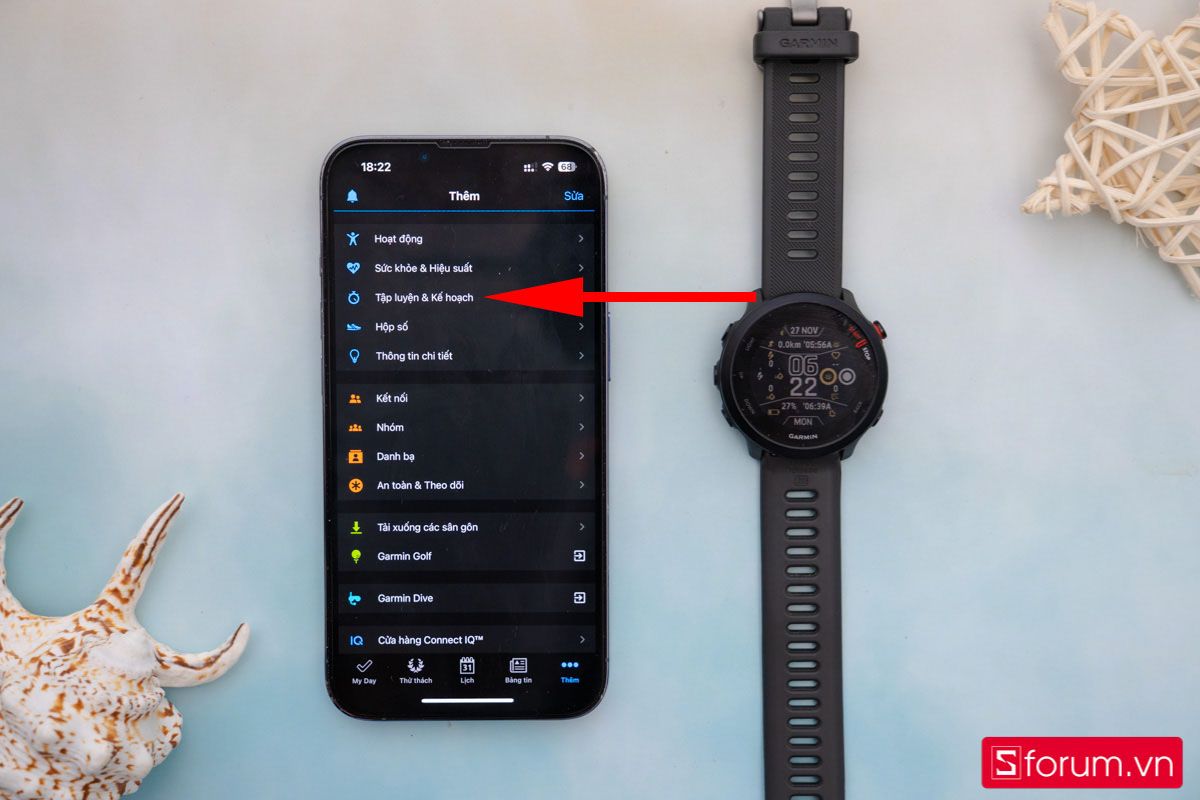 Cách cài đặt đồng hồ garmin kết nối và thao tác sử dụng-35