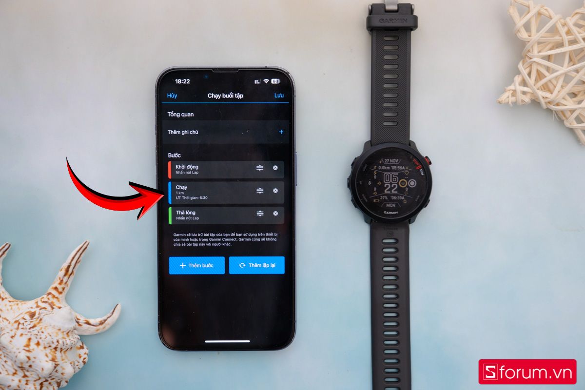 Cách cài đặt đồng hồ garmin kết nối và thao tác sử dụng-39