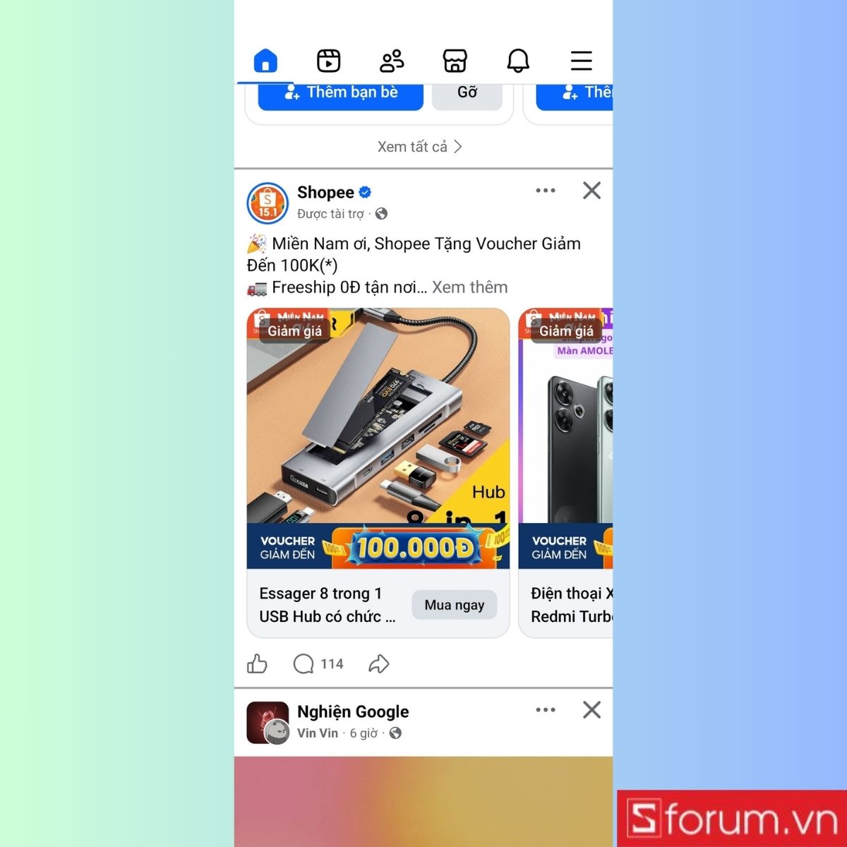 Chia đôi màn hình OPPO bằng cách sử dụng 3 ngón tay - bước 2