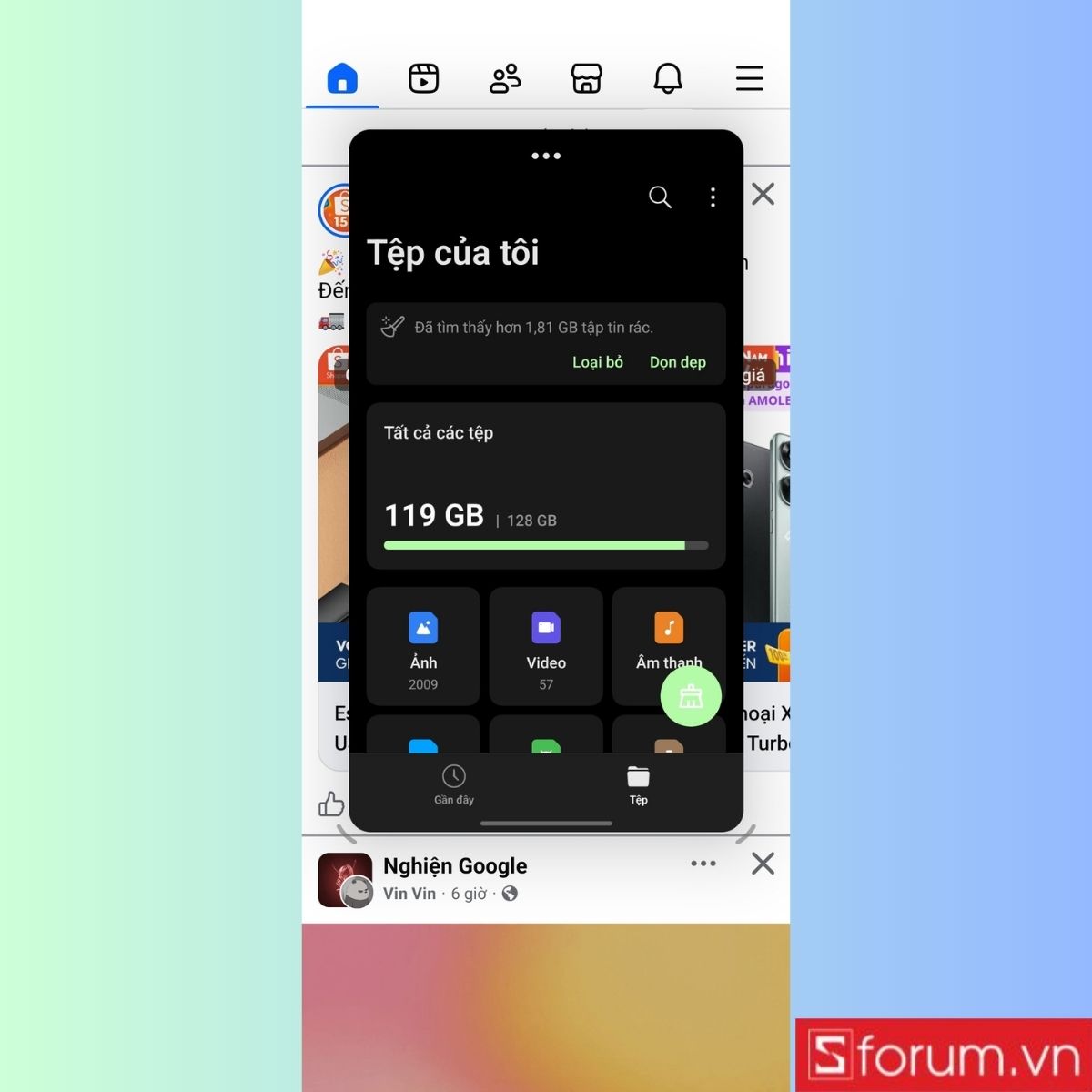 Chia đôi màn hình trên OPPO bằng thanh bên thông minh - bước 3