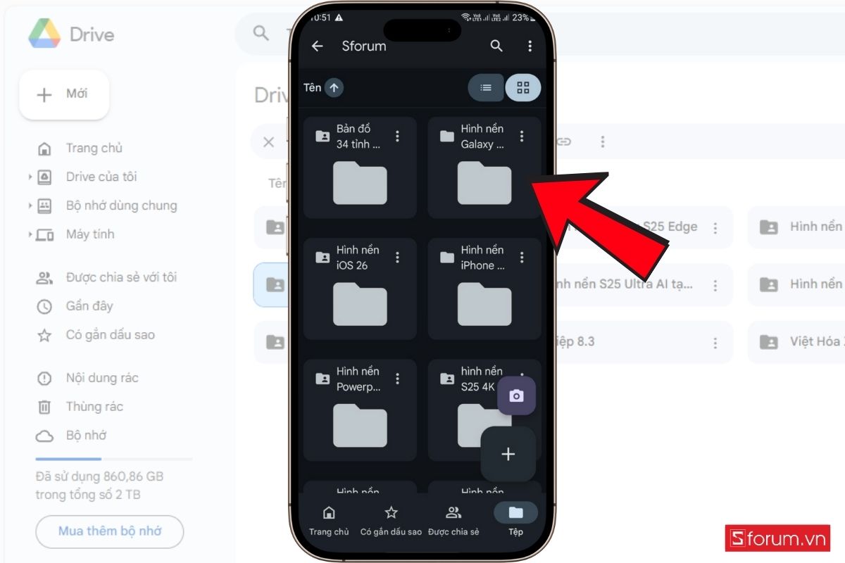 Tải file về iPhone đã chuyển từ máy tính lên