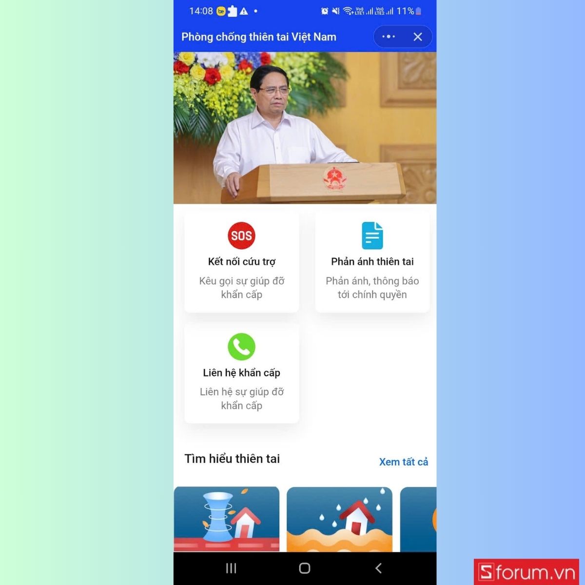 Hướng dẫn cách gửi yêu cầu cứu trợ vùng lũ, vùng sạt lở khẩn cấp-9