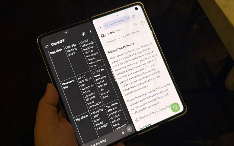 kéo thả đa nhiệm trên OPPO Find N5 - 2