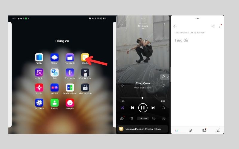 kéo thả đa nhiệm trên OPPO Find N5 - 5